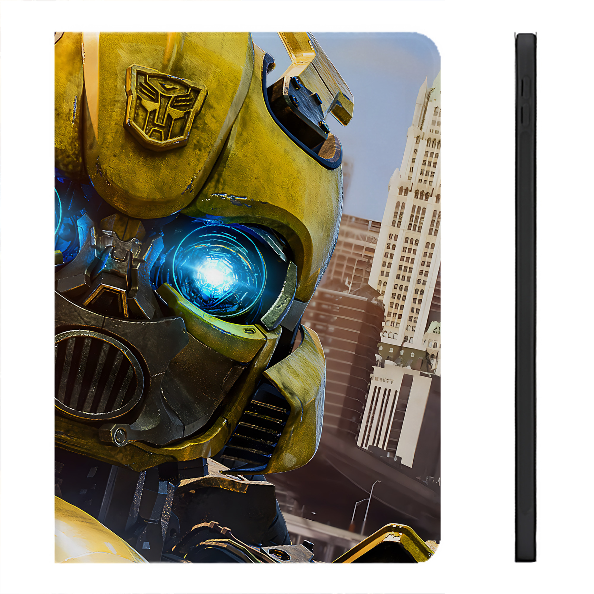 （画像用） Transformers トランスフォーマー IPadケース ペンホルダー付き ブックスタイルデザイン